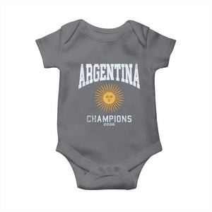 Argentina Champions 2026 Baby Onesie Argentinian Pride Vintage Sol De Mayo