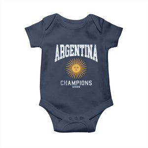 Argentina Champions 2026 Baby Onesie Argentinian Pride Vintage Sol De Mayo