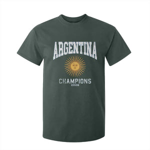 Argentina Champions 2026 T Shirt For Kid Argentinian Pride Vintage Sol De Mayo