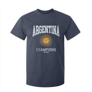 Argentina Champions 2026 T Shirt For Kid Argentinian Pride Vintage Sol De Mayo