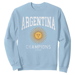 Argentina Champions 2026 Sweatshirt Argentinian Pride Vintage Sol De Mayo