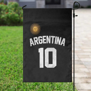 Argentina Football Number 10 Jersey Style Garden Flag Soccer Fan TS11 Print Your Wear
