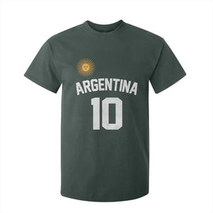 Argentina Football Number 10 Jersey Style T Shirt For Kid Soccer Fan