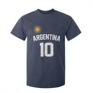Argentina Football Number 10 Jersey Style T Shirt For Kid Soccer Fan