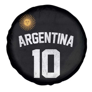 Argentina Football Number 10 Jersey Style Spare Tire Cover Soccer Fan TS11 Print Your Wear