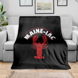 Maine Lobster Throw Blanket Funny Maine iac Lobstering Fisherman