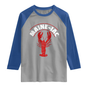 Maine Lobster Raglan Shirt Funny Maine iac Lobstering Fisherman