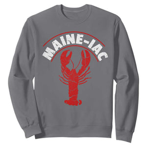 Maine Lobster Sweatshirt Funny Maine iac Lobstering Fisherman