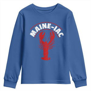 Maine Lobster Youth Sweatshirt Funny Maine iac Lobstering Fisherman
