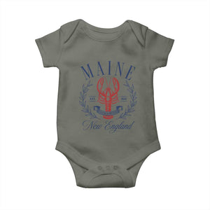 Maine Lobster New England Souvenir Pride Vintage Baby Onesie