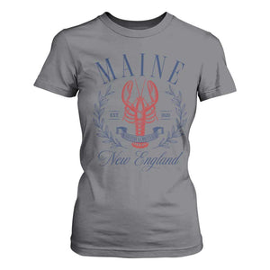 Maine Lobster New England Souvenir Pride Vintage T Shirt For Women