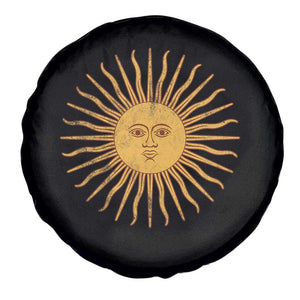 Argentina Sol De Mayo Vintage Argentinian Sun Throwback Design Spare Tire Cover TS11 Print Your Wear