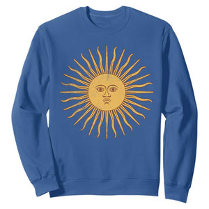 Argentina Sol De Mayo Vintage Argentinian Sun Throwback Design Sweatshirt