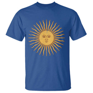 Argentina Sol De Mayo Vintage Argentinian Sun Throwback Design T Shirt