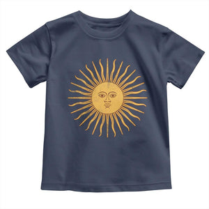 Argentina Sol De Mayo Vintage Argentinian Sun Throwback Design Toddler T Shirt