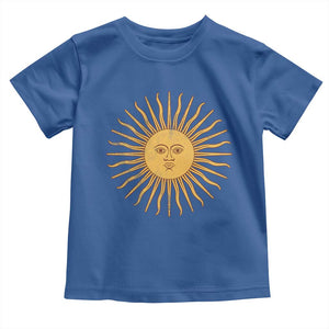 Argentina Sol De Mayo Vintage Argentinian Sun Throwback Design Toddler T Shirt