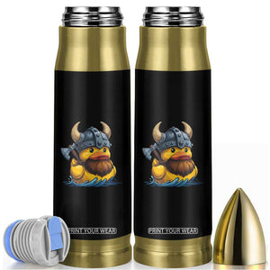 Rubber Duck Viking Warrior Norse Mythology Bullet Tumbler TS11 Black Print Your Wear