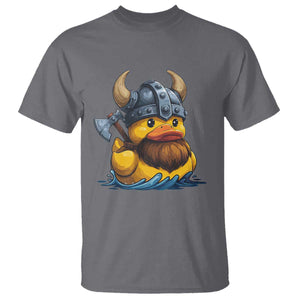 Rubber Duck Viking Warrior Norse Mythology T Shirt TS11 Charcoal Print Your Wear