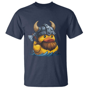 Rubber Duck Viking Warrior Norse Mythology T Shirt TS11 Navy Print Your Wear