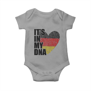 German Pride Baby Onesie It Is In My DNA Patriotic Germany Flag TS11 Sport Gray Print Your Wear