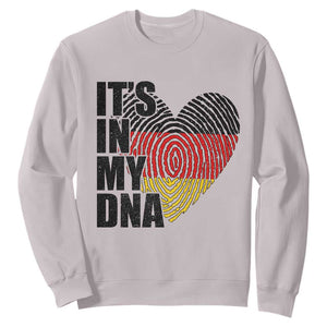 German Pride Sweatshirt It Is In My DNA Patriotic Germany Flag TS11 Ice Gray Print Your Wear