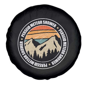 Perseid Meteor Shower Spare Tire Cover Shooting Stars Astronomy Vintage Retro Mountain TS11 Print Your Wear