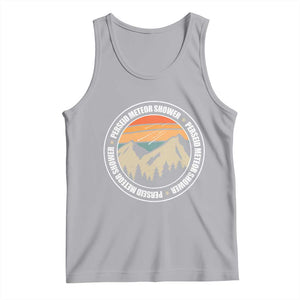 Perseid Meteor Shower Tank Top Shooting Stars Astronomy Vintage Retro Mountain TS11 Athletic Heather Print Your Wear