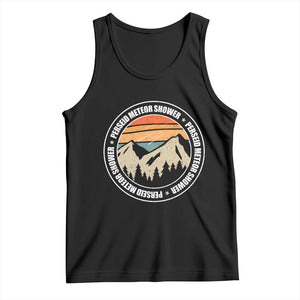 Perseid Meteor Shower Tank Top Shooting Stars Astronomy Vintage Retro Mountain TS11 Black Print Your Wear