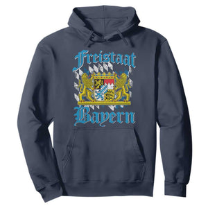 Freistaat Bayern Hoodie Bavaria German Munich Oktoberfest TS11 Navy Print Your Wear