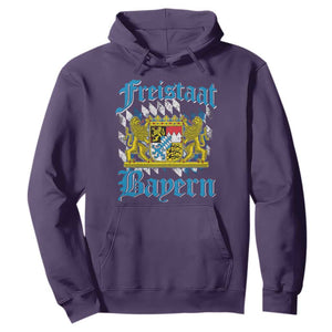 Freistaat Bayern Hoodie Bavaria German Munich Oktoberfest TS11 Purple Print Your Wear