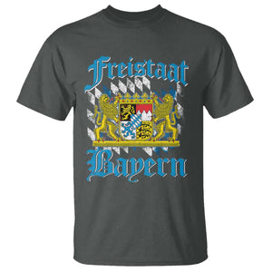 Freustaat Bayern T Shirt Bavaria German Munich Oktoberfest TS11 Dark Heather Print Your Wear