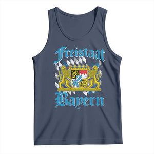Freustaat Bayern Tank Top Bavaria German Munich Oktoberfest TS11 Navy Print Your Wear