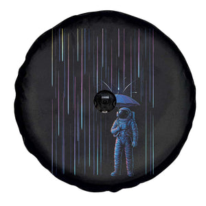 Perseid Meteor Shower Raining Astronaut With Umbrella Spare Tire Cover TS11 Print Your Wear