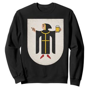 Funny Munich Oktoberfest Munchen Coat of Arms Sweatshirt Münchner Kindl Beer Drinking