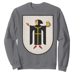 Funny Munich Oktoberfest Munchen Coat of Arms Sweatshirt Münchner Kindl Beer Drinking