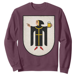 Funny Munich Oktoberfest Munchen Coat of Arms Sweatshirt Münchner Kindl Beer Drinking
