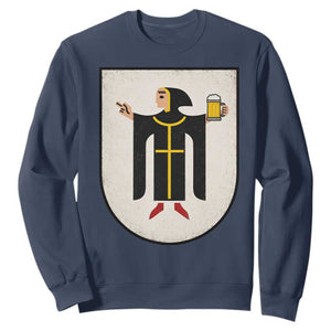 Funny Munich Oktoberfest Munchen Coat of Arms Sweatshirt Münchner Kindl Beer Drinking