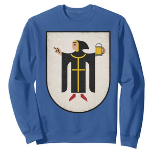 Funny Munich Oktoberfest Munchen Coat of Arms Sweatshirt Münchner Kindl Beer Drinking