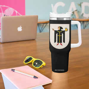 Funny Munich Oktoberfest Munchen Coat of Arms Tumbler With Handle Münchner Kindl Beer Drinking
