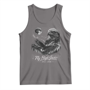 Fly High Jackie Eagle Tank Top Memorial Tribute Nature Supports California Wildlife TS11 Deep Heather Print Your Wear