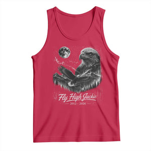 Fly High Jackie Eagle Tank Top Memorial Tribute Nature Supports California Wildlife TS11 Red Print Your Wear