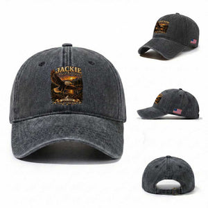 Jackie The Eagle Big Bear Lake California Washed Cotton Baseball Cap Forever Our Queen And In Our Hearts Wildlife Supports TS11 Washed Cap Universal Fit Dark Gray Print Your Wear