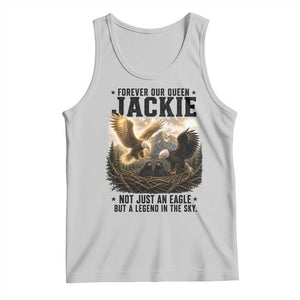 Jackie Bald Eagle Tank Top Forever Our Queen Not Just An Eagle But A Legend In The Sky TS11 Ash Print Your Wear