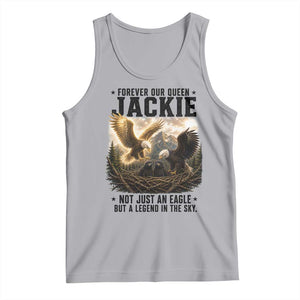 Jackie Bald Eagle Tank Top Forever Our Queen Not Just An Eagle But A Legend In The Sky TS11 Athletic Heather Print Your Wear
