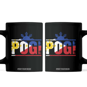 Pogi Filipino Slang Filipino Flag Pinoy Sun And Star Coffee Mug TS11 Black Print Your Wear