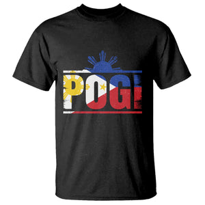Pogi Filipino Slang Filipino Flag Pinoy Sun And Star T Shirt TS11 Black Print Your Wear