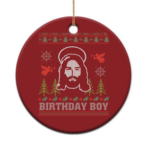 Funny Christian Xmas Christmas Ornament Birthday Boy Jesus God Xmas Tree Angels TS11 Print Your Wear
