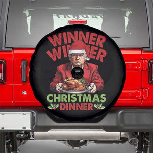 Funny Trump Christmas Spare Tire Cover Winner Winner Christmas Dinner Santa Trump Turkey TS11 Black Print Your Wear