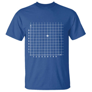 Funny 67 Math Coordinates T Shirt Teacher Student Six Seven Meme TS11 Royal Blue Print Your Wear
