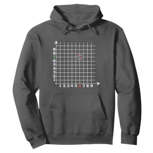 Funny 67 Math Coordinates Christmas Hoodie Dabbing Santa Teacher Student Six Seven Meme TS11 Dark Heather Print Your Wear